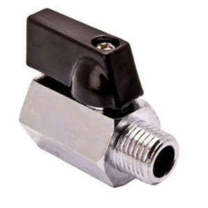 1/4" Male to 1/4" Female ball valve