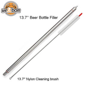 Stainless Steel Bottle Filler with Brush