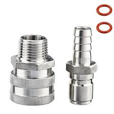 1/2'' NPT Beer quick disconnect set - 1/2'' Barb