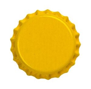 Crown Caps - Yellow (100pcs)
