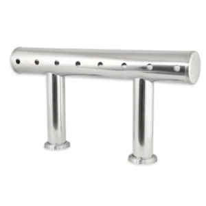 8 Tap TT Bar Brushed Stainless Font