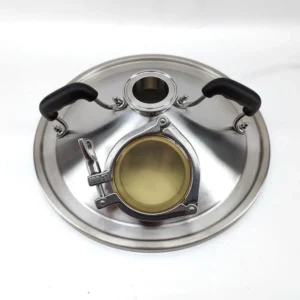 BrewZilla 35L Pro Sight Glass Distillation / Steam Condenser Lid - 2 Inch TC Top - 3 Inch PPSU Sight Glass
