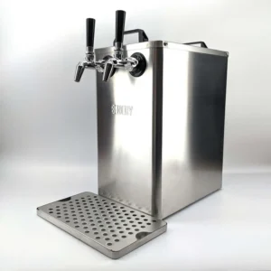 Benchy - Carbon - Double Tap Bench Top Keg Dispenser (Stainless FC Taps)