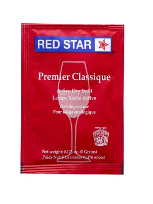 Wine Yeast Red Star Premier Classique Formerly Montrachet For Wine Making