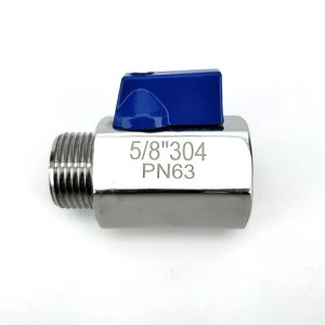 5/8" Stainless Steel Ball valve Female - Male