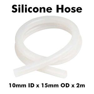 Silicone Tubing (10mm ID x 15mm OD) - 2m Length