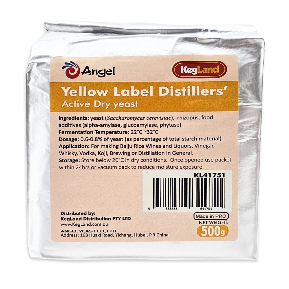 Yellow Label Yeast - 500g Brick